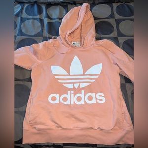 Women’s coral size L adidas hoodie